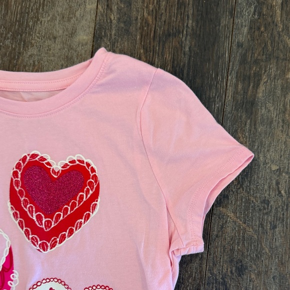 Cat & Jack light Pink BFF Heart Tee - Picture 4 of 8